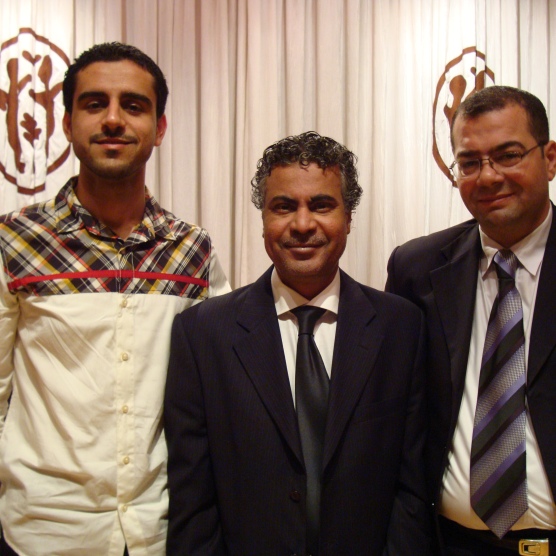 with Mr. Ebrahim Bufarsan & Mr. Emad Awad